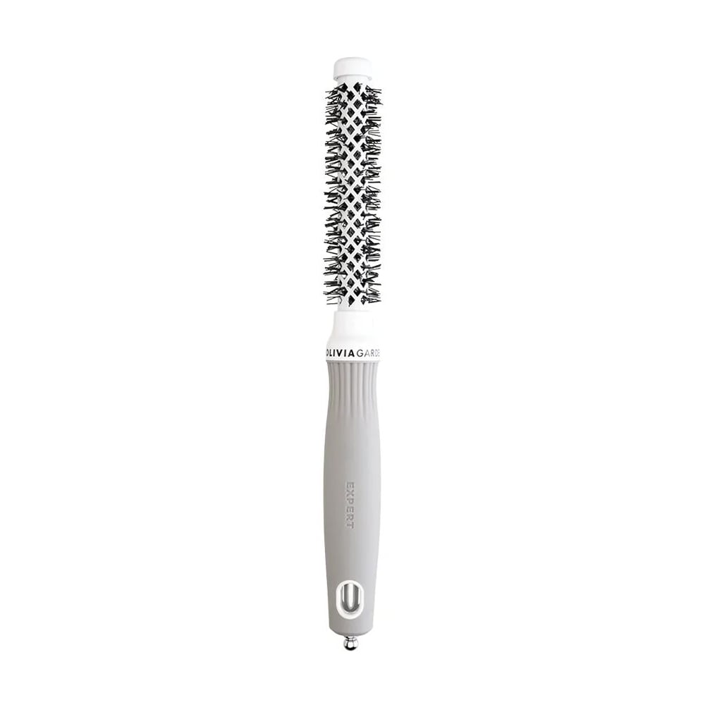 Браш для волосся Olivia Garden Expert Blowout Shine, White &amp; Grey, діаметр 15 мм